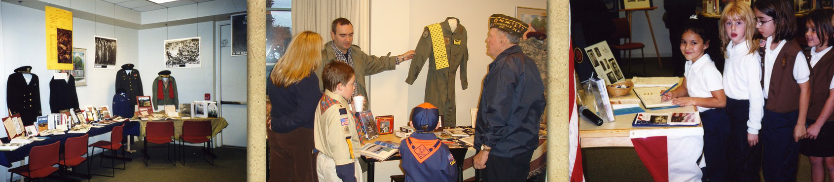 photo of military exhibit and open house